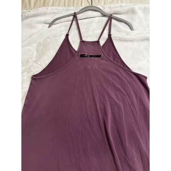 Free People Hot Shot Onesie M Plum Mauve Slouchy Oversized Comfy Jumpsuit - Picture 6 of 6